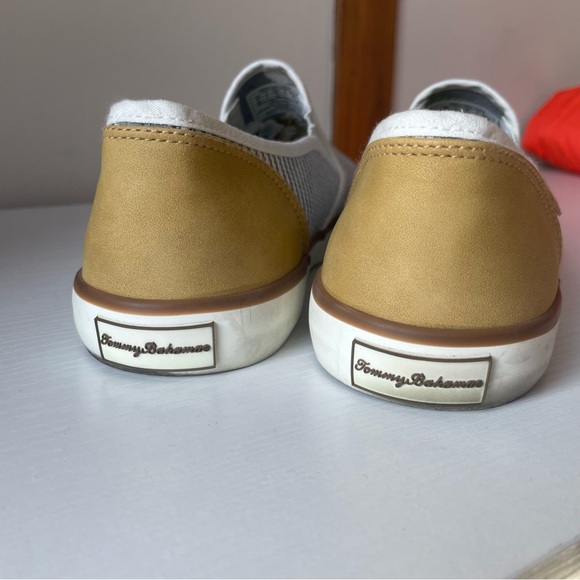 Tommy Bahama Striped Slip-On Shoes with Gold Accents Womens Size 9 - Picture 4 of 7
